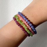 Rhodolite Garnet 4mm - Gaea