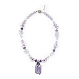 Gem-Grade Lilac Milky Amethyst, Iolite, Garnet, and Ruby - Gaea