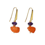 Carnelian Nugget and Amethyst - Gaea | Crystal Jewelry & Gemstones (Manila, Philippines)