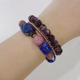 Cacoxenite - Amethyst 8mm