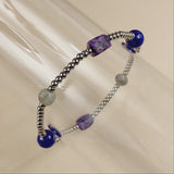 Lapis Lazuli, Labradorite, and Charoite