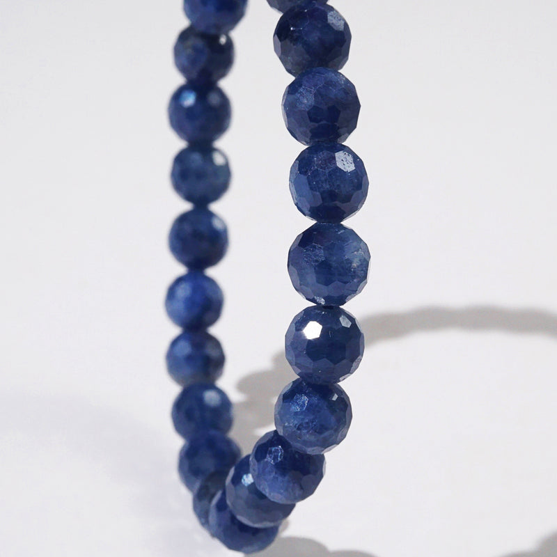 Blue Sapphire Faceted 8mm - GAEA
