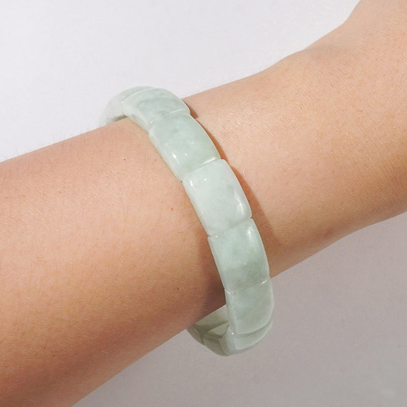 Burma Jade Soft Bangle - GAEA