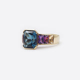 London Blue Topaz, Rhodolite Garnet, Amethyst, Citrine in 925 Sterling Silver - GAEA