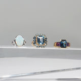 London Blue, Sky Blue, and White Topaz in 925 Sterling Silver - GAEA