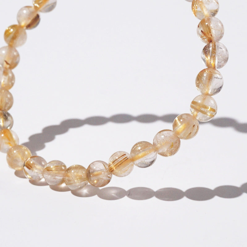 Golden Rutilated Quartz 6mm - GAEA