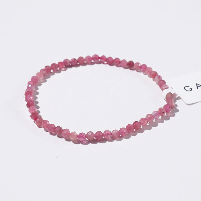 Pink Tourmaline Faceted 3mm - GAEA