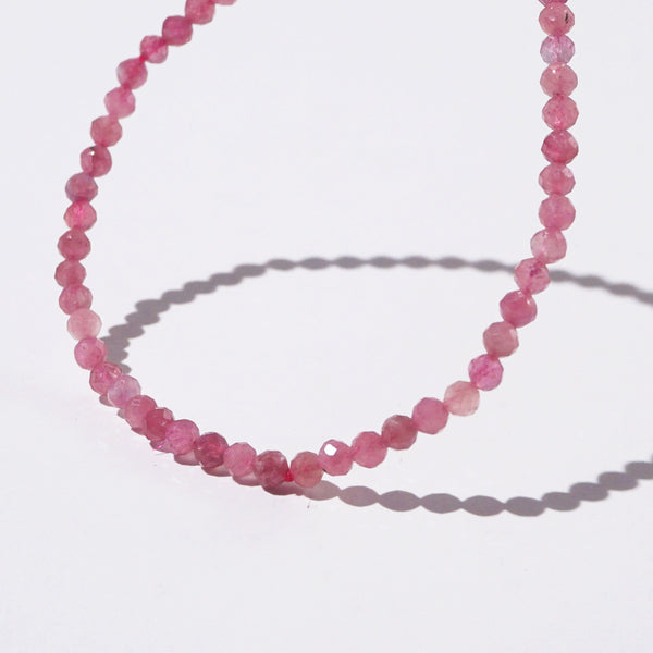 Pink Tourmaline Faceted 3mm - GAEA