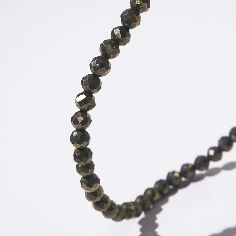 Pyrite Faceted 4mm - GAEA