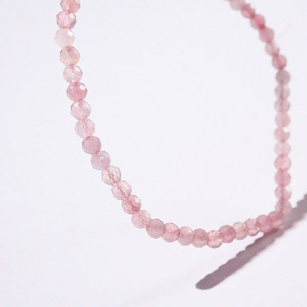 Madagascar Rose Quartz Faceted 3.5mm - GAEA