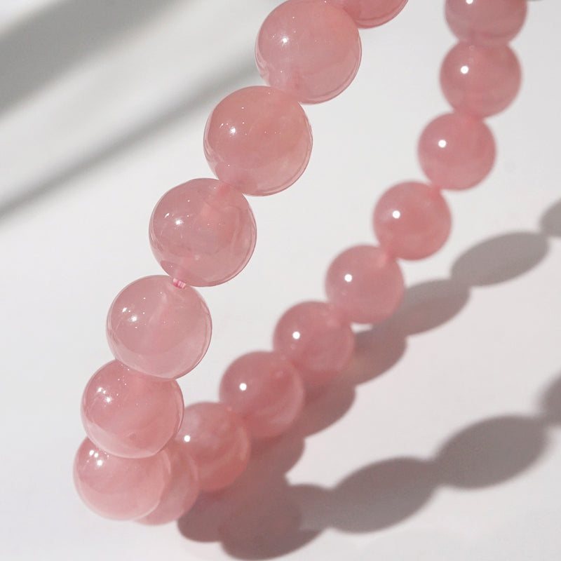 A-Grade Madagascar Rose Quartz 10mm - GAEA