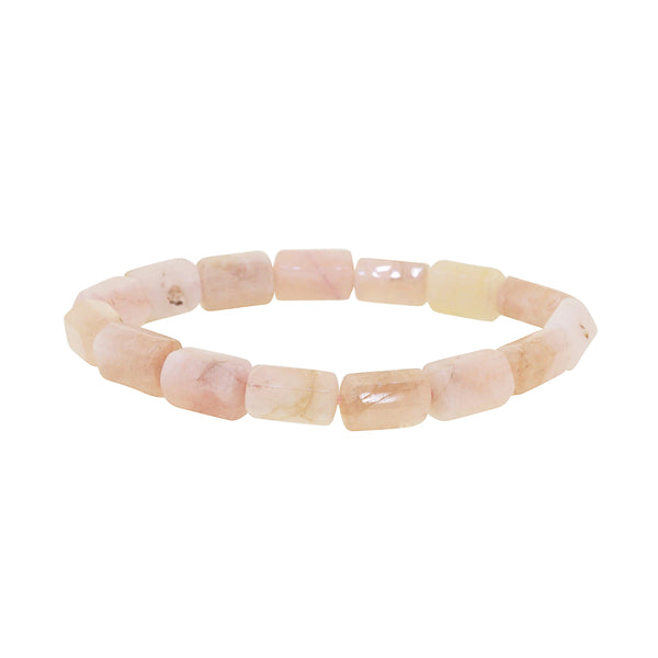 Morganite Faceted Cylinder - GAEA