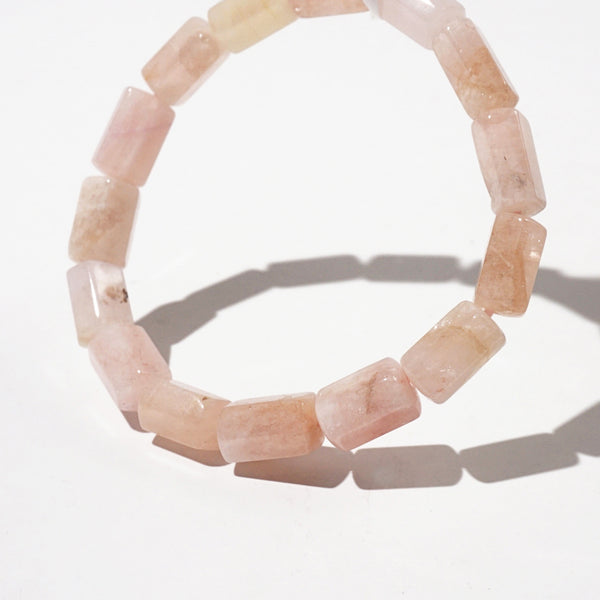 Morganite Faceted Cylinder - GAEA