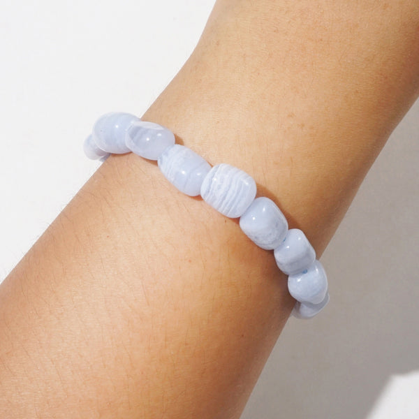 Blue Lace Chalcedony Tumble (XS) - GAEA