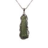 Raw Moldavite in 925 Sterling Silver - GAEA