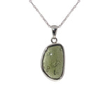 Moldavite in 925 Sterling Silver - GAEA