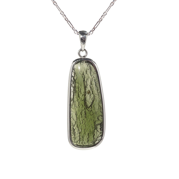 Moldavite in 925 Sterling Silver - GAEA