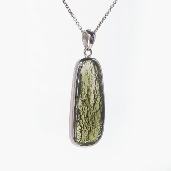 Moldavite in 925 Sterling Silver - GAEA