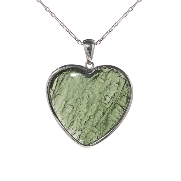 Moldavite in 925 Sterling Silver - GAEA