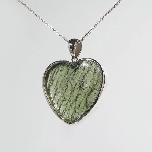 Moldavite in 925 Sterling Silver - GAEA