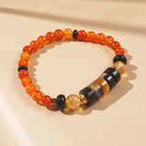 Montana Moss Agate, Citrine, Black Onyx and Carnelian - GAEA