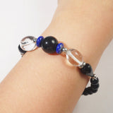 Black Onyx, Lapis Lazuli and Clear Quartz - GAEA