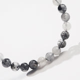 Black Tourmalinated Quartz 6mm - GAEA