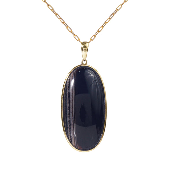 Black Onyx Oval Cabochon - GAEA