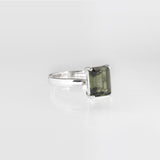 Moldavite Faceted Emerald Cut - Gaea | Crystal Jewelry & Gemstones (Manila, Philippines)