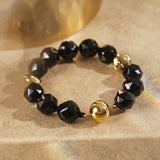 A-Grade Black Spinel Faceted 12mm - Gaea