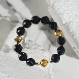 A-Grade Black Spinel Faceted 12mm - Gaea