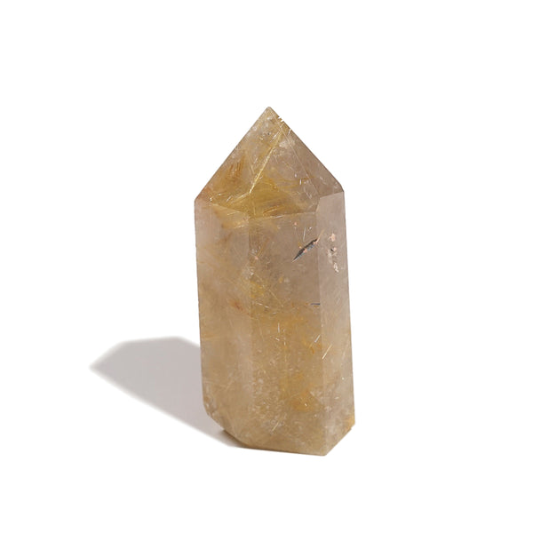 Golden/Copper Rutilated Quartz Point A - Gaea