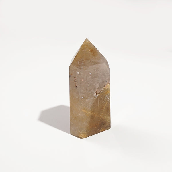 Golden/Copper Rutilated Quartz Point A - Gaea