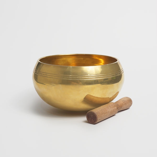 Brass Singing Bowl 15.5cm - Gaea | Crystal Jewelry & Gemstones (Manila, Philippines)