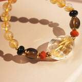 Citrine, Red Jasper, Smoky Quartz, and Black Onyx - GAEA