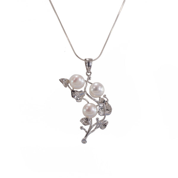 Freshwater Pearl with Leaves (M) - Gaea | Crystal Jewelry & Gemstones (Manila, Philippines)