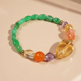 Citrine, Sunstone, Amethyst, Carnelian, and Jade - GAEA