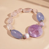 Amethyst, Blue Chalcedony, Kunzite, and Rose Quartz - GAEA