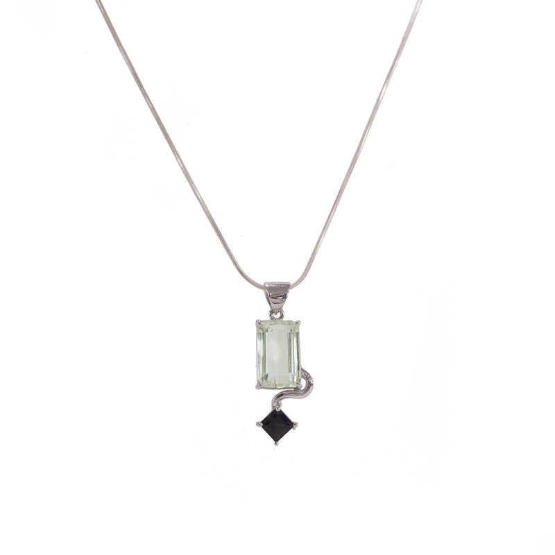 A-Grade Hiddenite and Green Tourmaline - Gaea | Crystal Jewelry & Gemstones (Manila, Philippines)