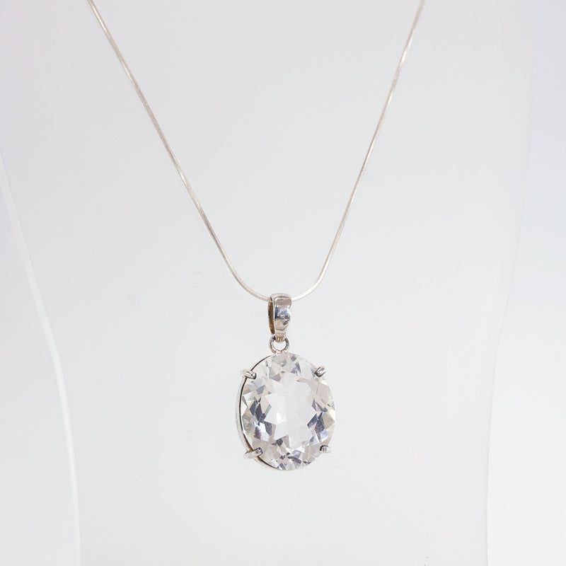 A-Grade Clear Quartz Oval - Gaea | Crystal Jewelry & Gemstones (Manila, Philippines)