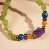 Amethyst, Citrine, Garnet, Apatite, Peridot - GAEA