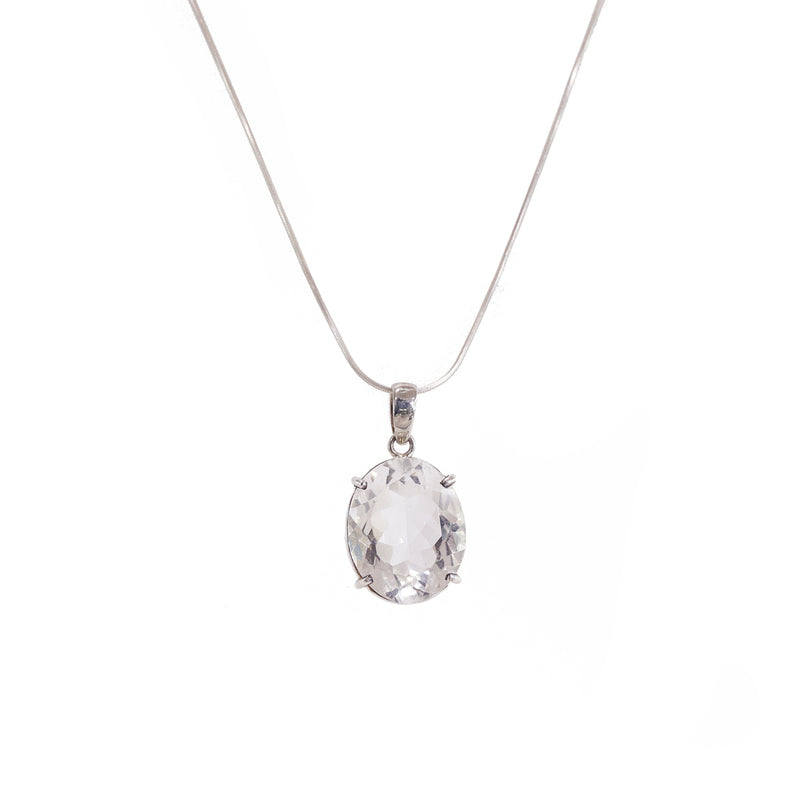 A-Grade Clear Quartz Oval - Gaea | Crystal Jewelry & Gemstones (Manila, Philippines)