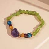 Amethyst, Citrine, Garnet, Apatite, Peridot - GAEA