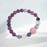 Madagascar Rose Quartz, Lepidolite, Sodalite, and Moonstone - GAEA