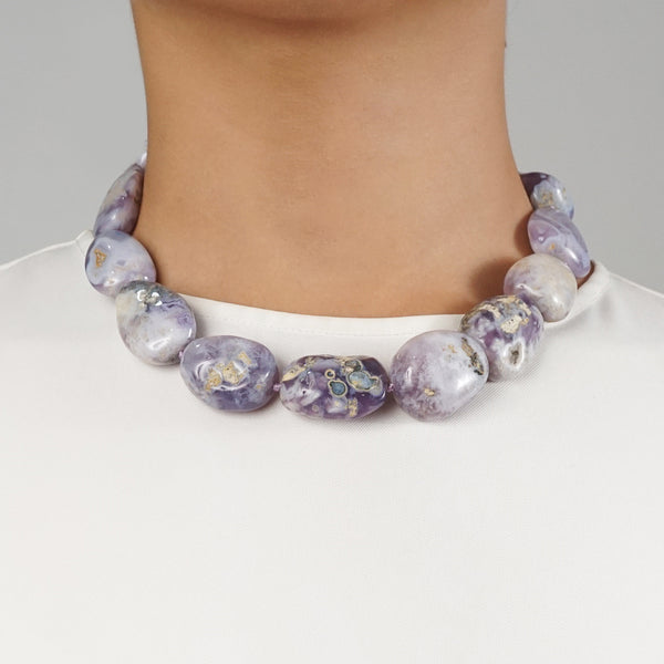 Purple Chalcedony Tumble - Gaea | Crystal Jewelry & Gemstones (Manila, Philippines)