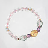 Citrine, Amethyst, Prasiolite, Rose Quartz, and Aquamarine - GAEA