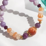 Tiger Eye, Sunstone, Lepidolite, and Garnet - GAEA