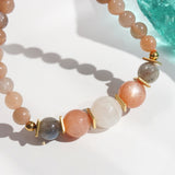 Mixed Moonstone and Sunstone - GAEA