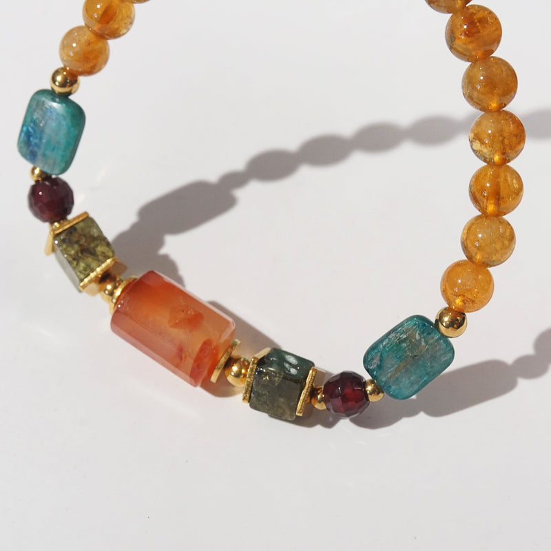 Carnelian, Garnet, Kyanite, and Citrine - GAEA