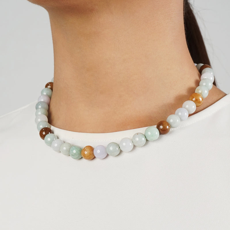 Burma Jade 10mm Mixed Colors - Gaea | Crystal Jewelry & Gemstones (Manila, Philippines)